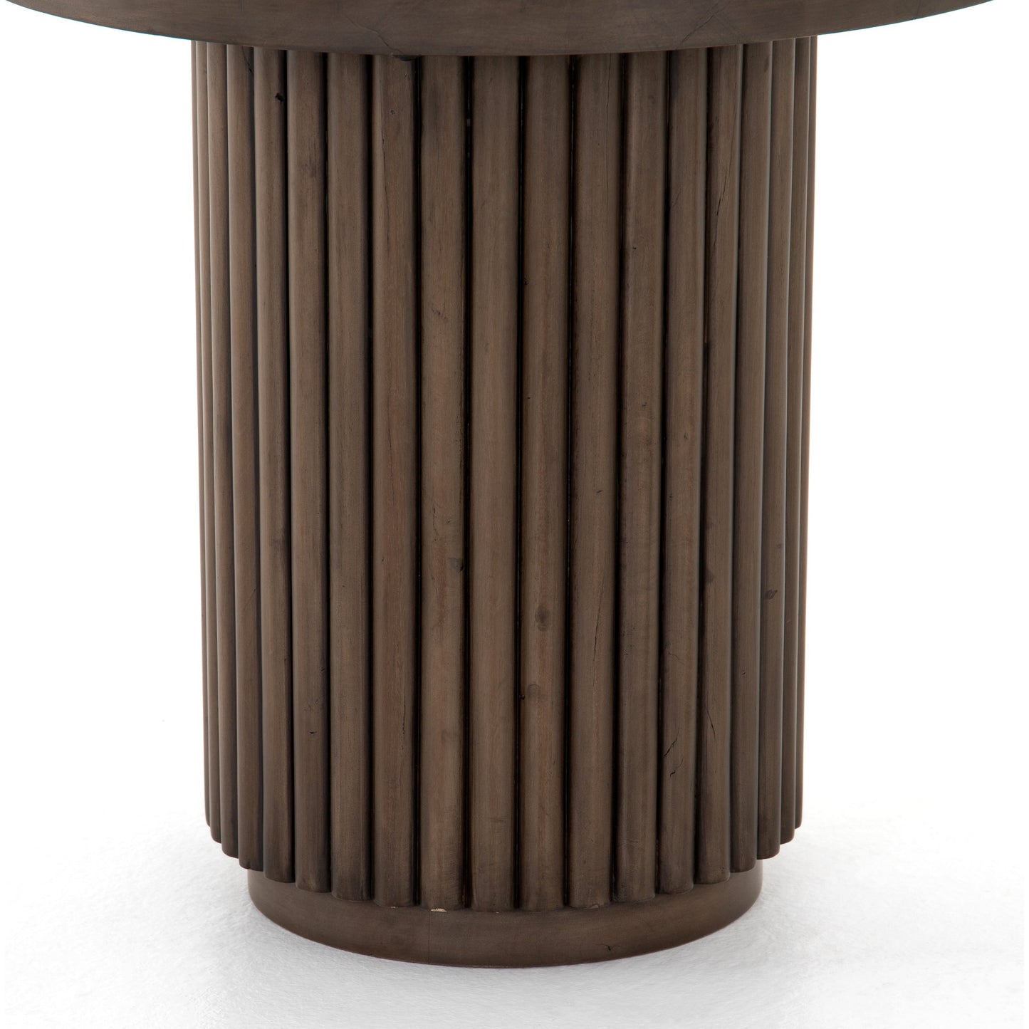 002 SI-1902852 | Additional Silo | Rutherford End Table by Four Hands in reclaimed ashen brown. Made from solid mixed reclaimed wood, iron in a eclectic & global style.