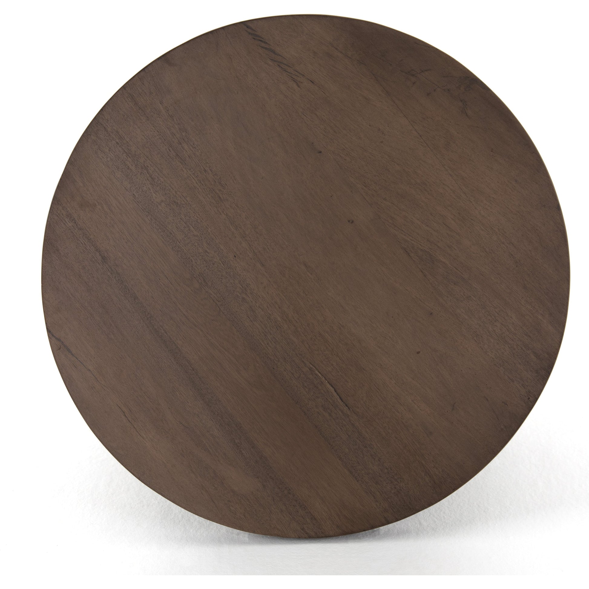 Rutherford End Table by Four Hands in reclaimed ashen brown. Made from solid mixed reclaimed wood, iron in a eclectic & global style.