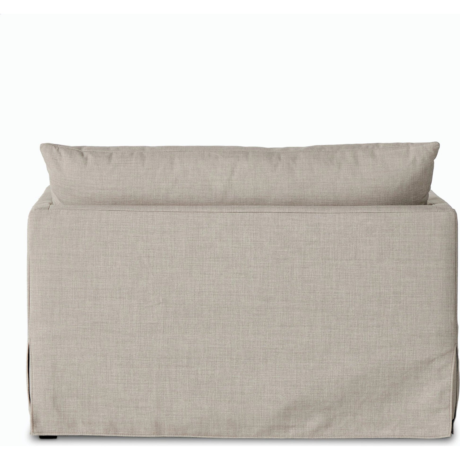 Habitat Chaise Lounge by Four Hands in bennett moon. Made from 100% polyester, solid banak, pine plywood in a modern style.