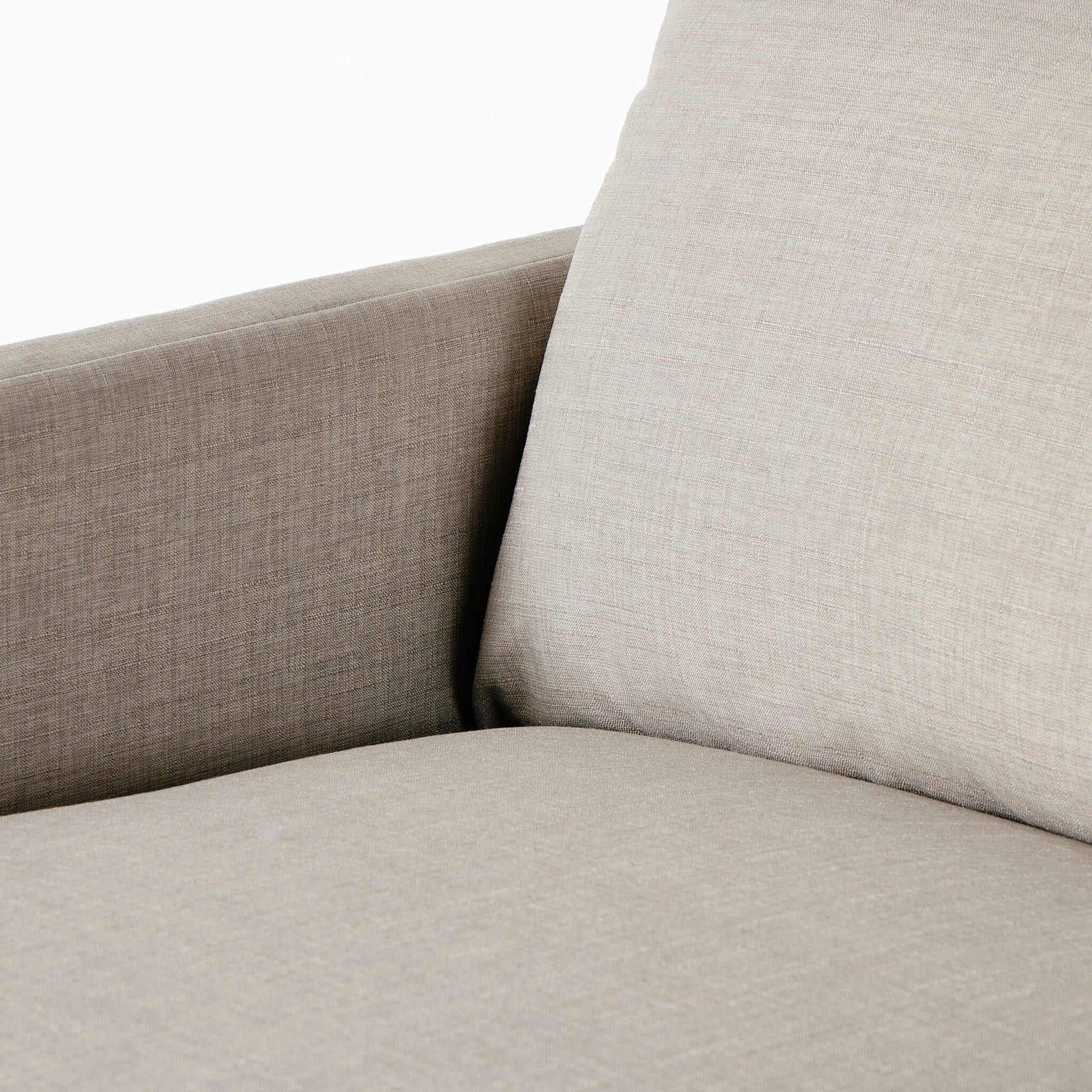 Habitat Chaise Lounge by Four Hands in bennett moon. Made from 100% polyester, solid banak, pine plywood in a modern style.