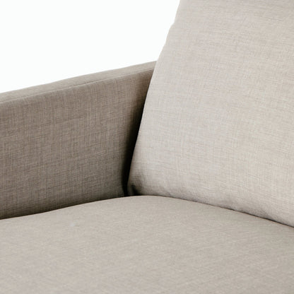 Habitat Chaise Lounge by Four Hands in bennett moon. Made from 100% polyester, solid banak, pine plywood in a modern style.