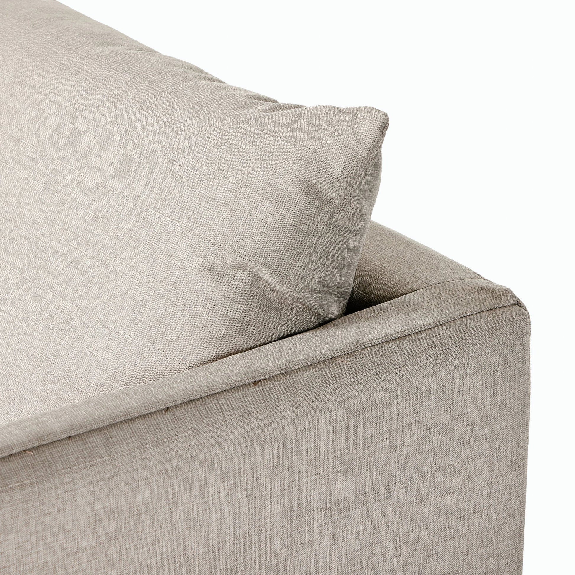 Habitat Chaise Lounge by Four Hands in bennett moon. Made from 100% polyester, solid banak, pine plywood in a modern style.