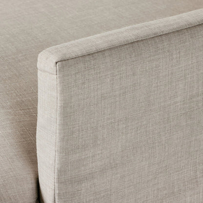 Habitat Chaise Lounge by Four Hands in bennett moon. Made from 100% polyester, solid banak, pine plywood in a modern style.