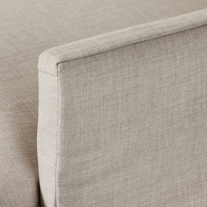 Habitat Chaise Lounge by Four Hands in bennett moon. Made from 100% polyester, solid banak, pine plywood in a modern style.