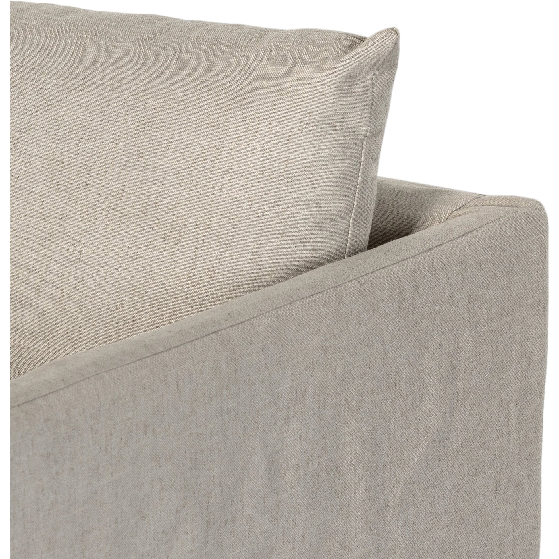 Habitat Chaise Lounge by Four Hands in bennett moon. Made from 100% polyester, solid banak, pine plywood in a modern style.