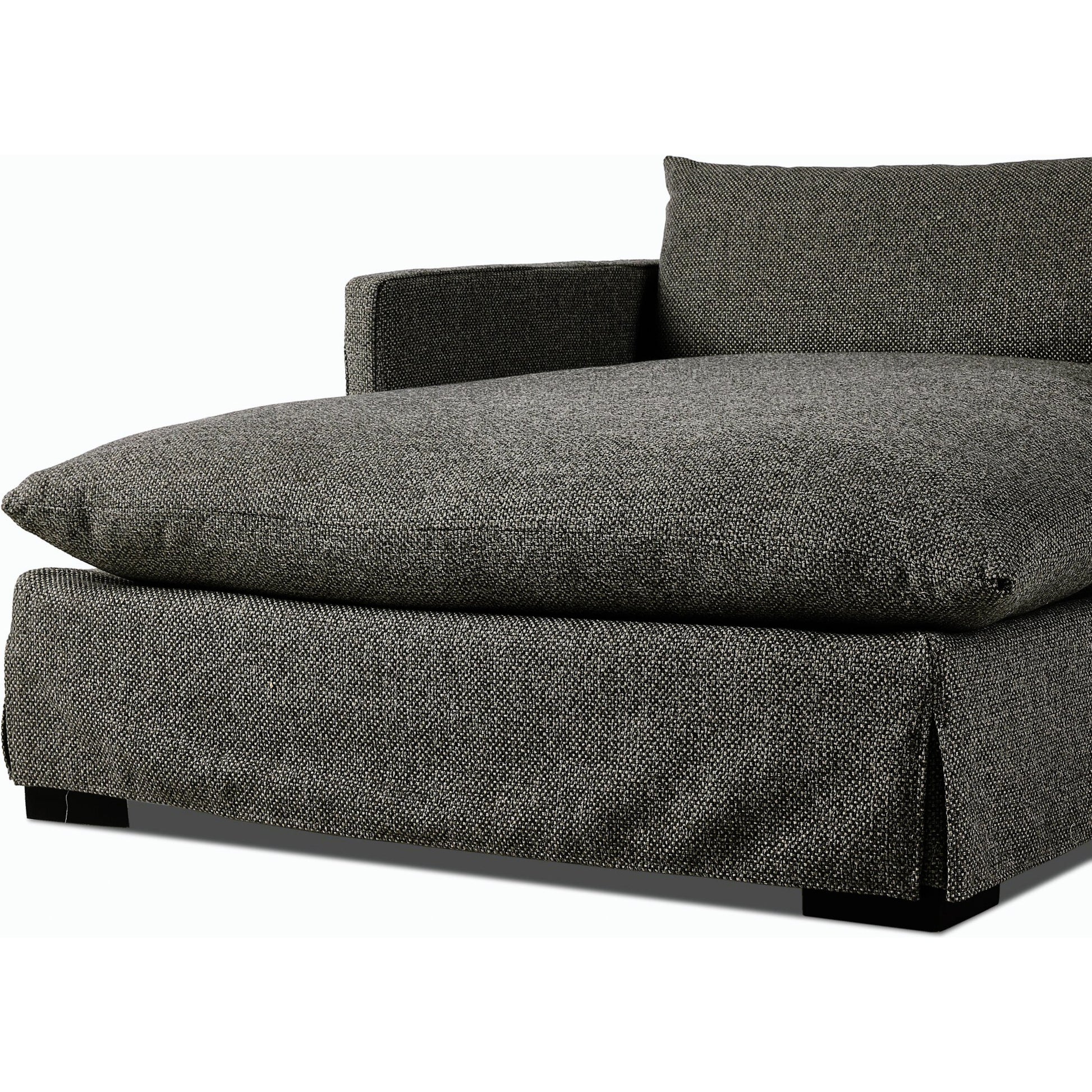 Habitat Chaise Lounge by Four Hands in bennett moon. Made from 100% polyester, solid banak, pine plywood in a modern style.