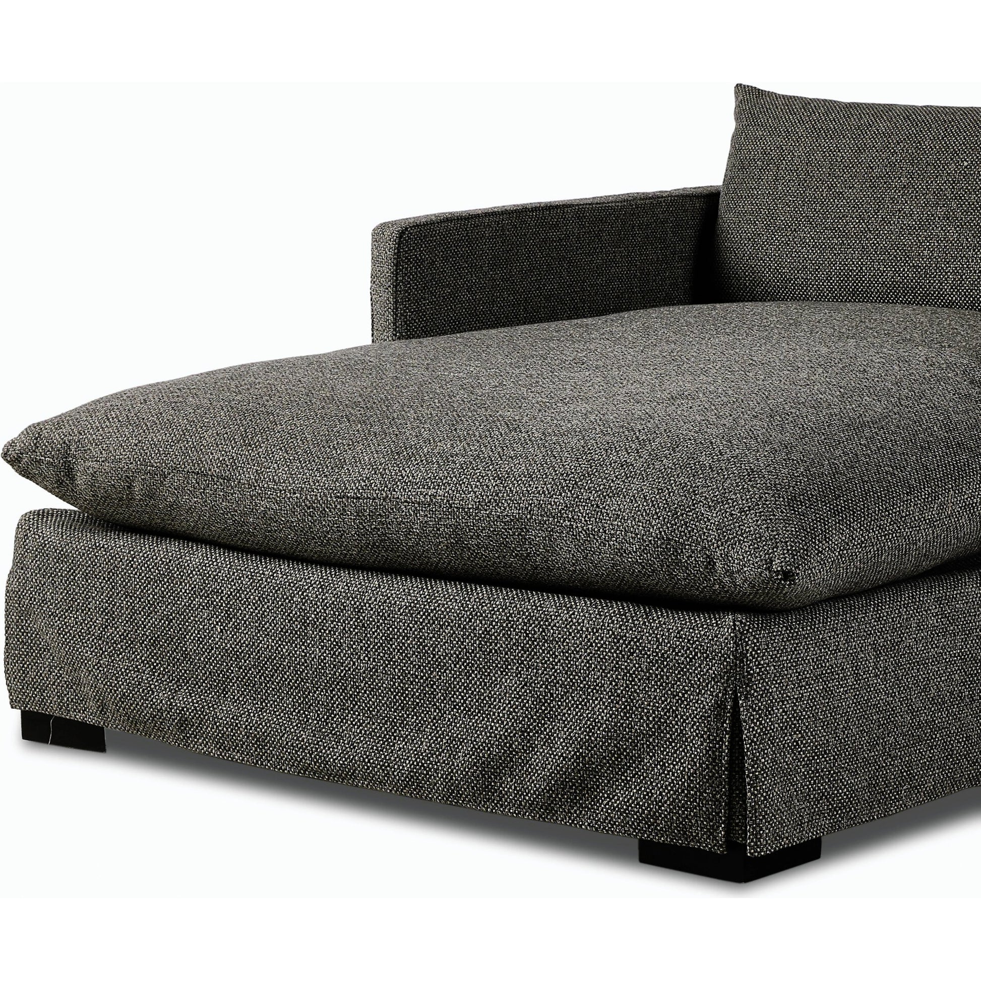 Habitat Chaise Lounge by Four Hands in bennett moon. Made from 100% polyester, solid banak, pine plywood in a modern style.