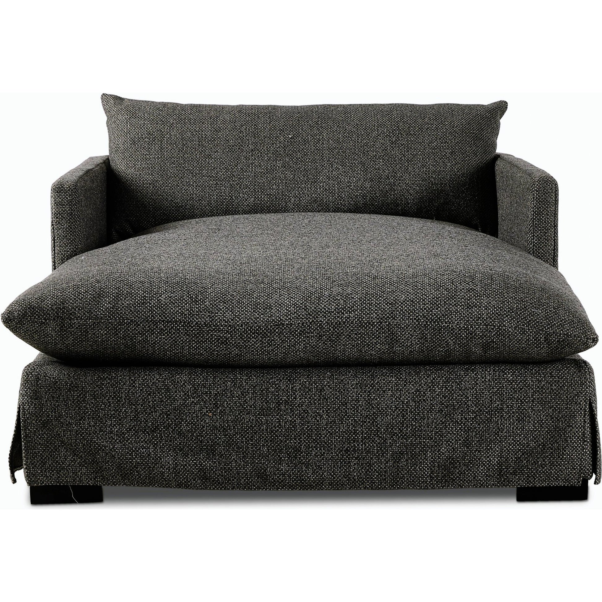 Habitat Chaise Lounge by Four Hands in bennett moon. Made from 100% polyester, solid banak, pine plywood in a modern style.