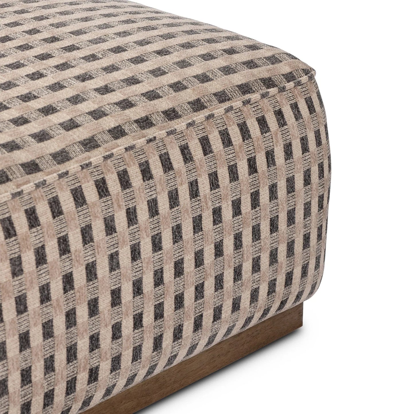 056 SI-2628368 | Closeup | Sinclair Cocktail Ottoman by Four Hands. Made from unique in a modern style.