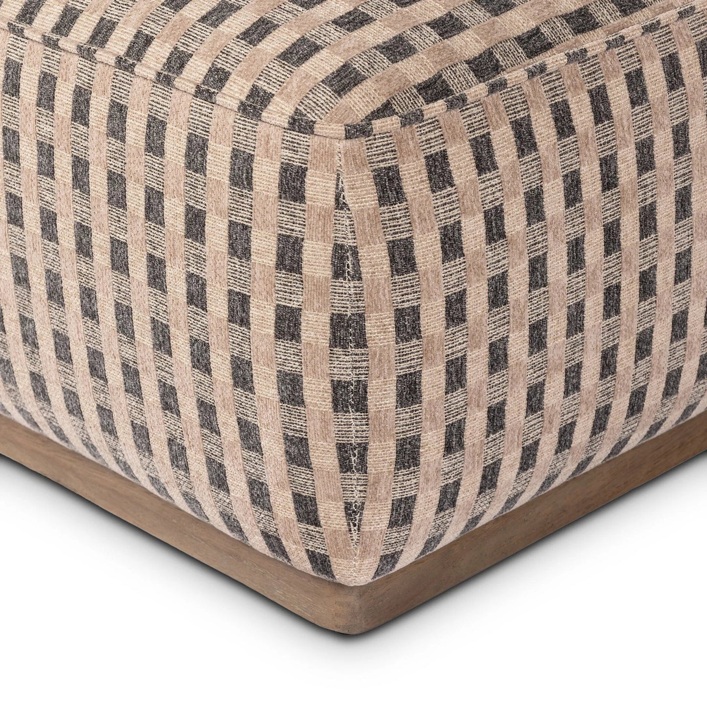058 SI-2628368 | Closeup | Sinclair Cocktail Ottoman by Four Hands. Made from unique in a modern style.