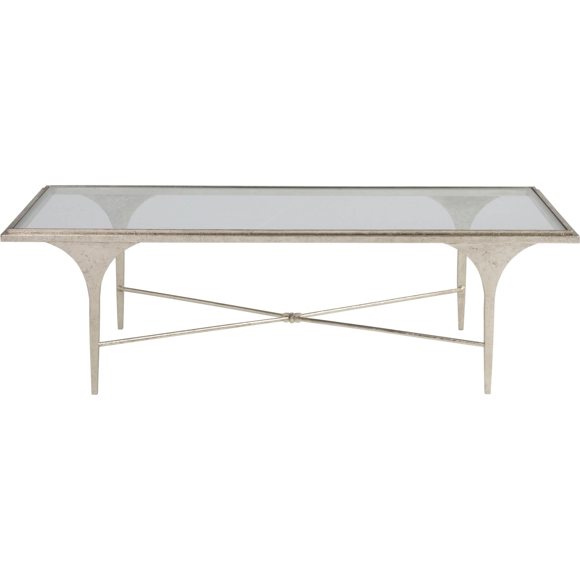 Porto Champagne Rectangular Cocktail Table by Artistica Home in champagne. Made from unique in a unique style.