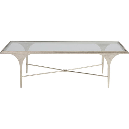 Porto Champagne Rectangular Cocktail Table by Artistica Home in champagne. Made from unique in a unique style.