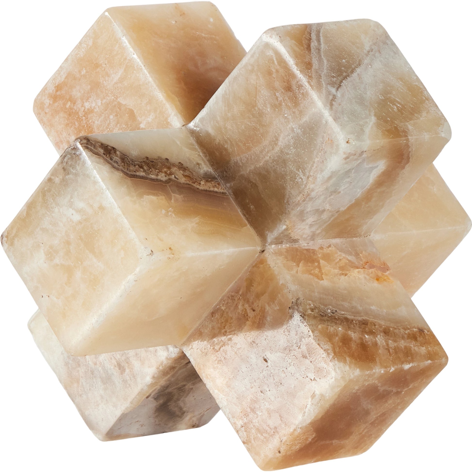 Onyx Jack Sculpture by Four Hands in natural. Made from onyx in a modern style.