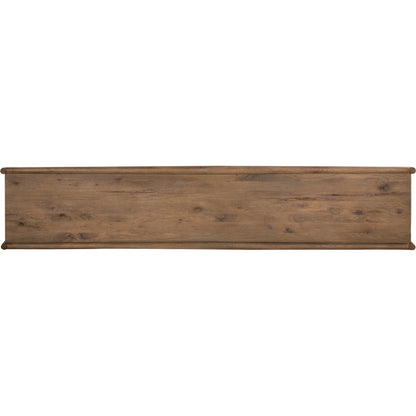 Glenview 6 Door Sideboard by Four Hands in weathered oak. Made from solid oak, thick oak veneer in a modern style.