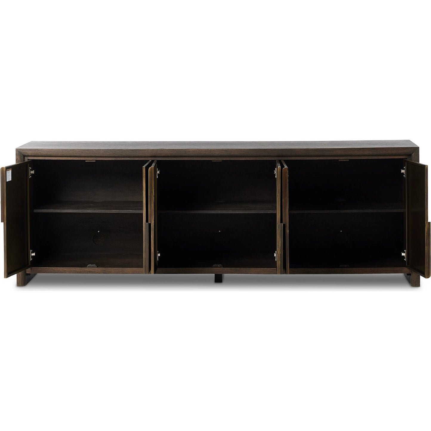 006 SI-2377030 | Additional Silo | Arlington 6 Door Sideboard by Four Hands in espresso oak veneer. Made from oak veneer in a traditional style.