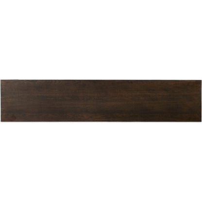 Arlington 6 Door Sideboard by Four Hands in espresso oak veneer. Made from oak veneer in a traditional style.
