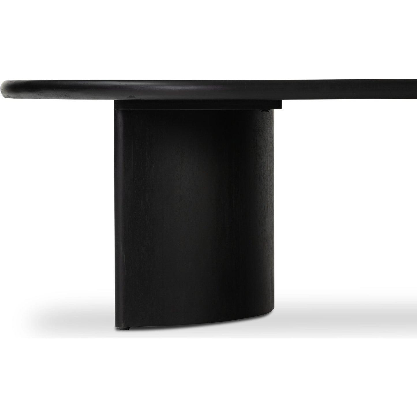 004 SI-2001763 | Additional Silo | Paden Large Coffee Table by Four Hands in aged black. Made from thin acacia veneer, solid acacia in a modern style.