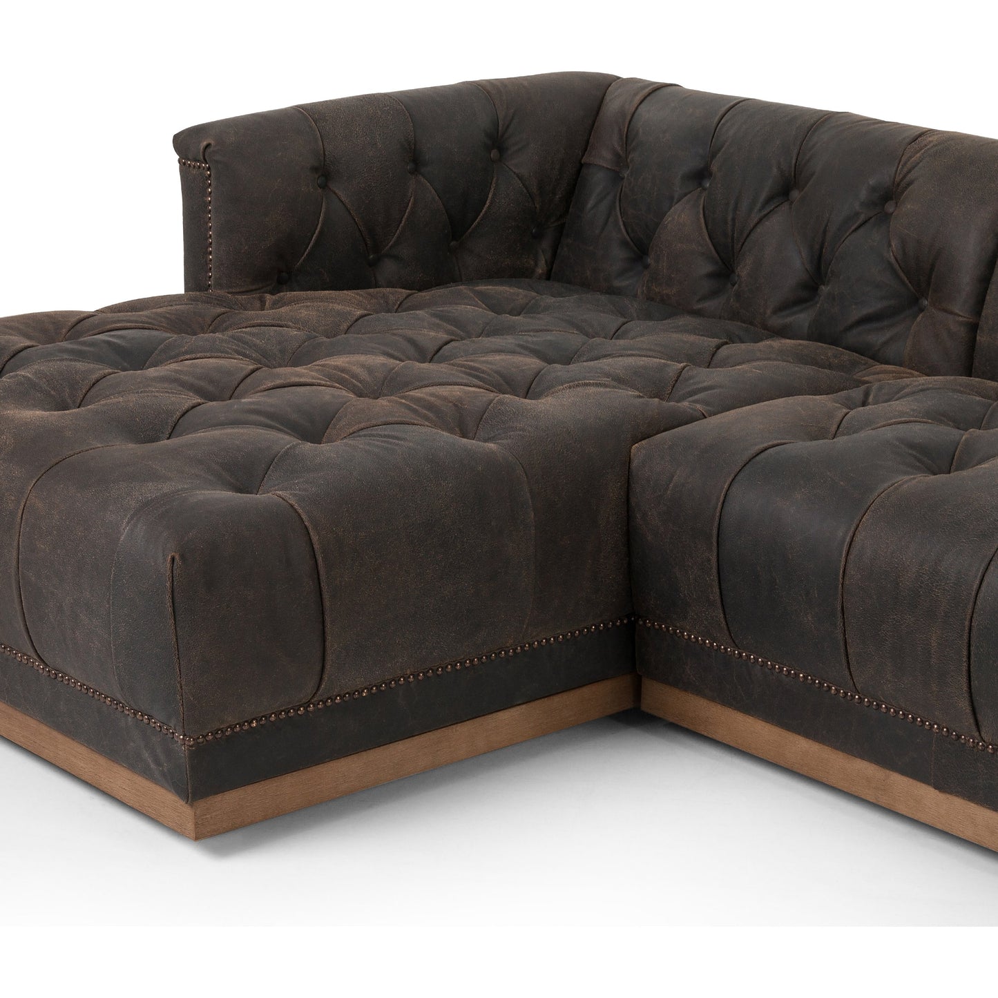 014 SI-1901679 | Additional Silo | Maxx 2-PC Sectional by Four Hands in destroyed black. Made from unique in a modern style.
