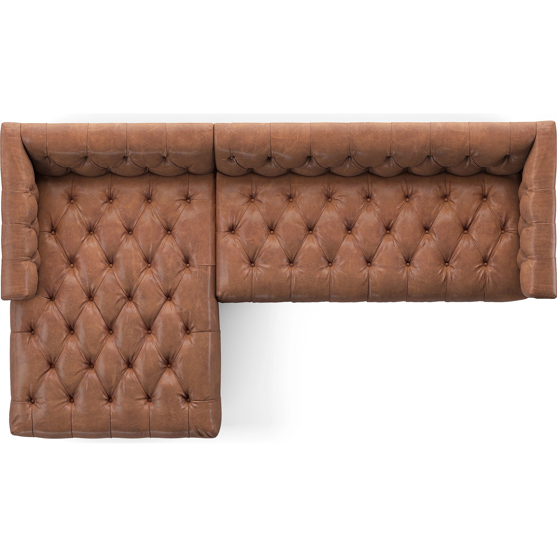 Maxx 2-Piece Sectional by Four Hands in sapphire birch. Made from 92% polyester, 5% cotton, 3% latex, solid parawood, iron in a modern style.