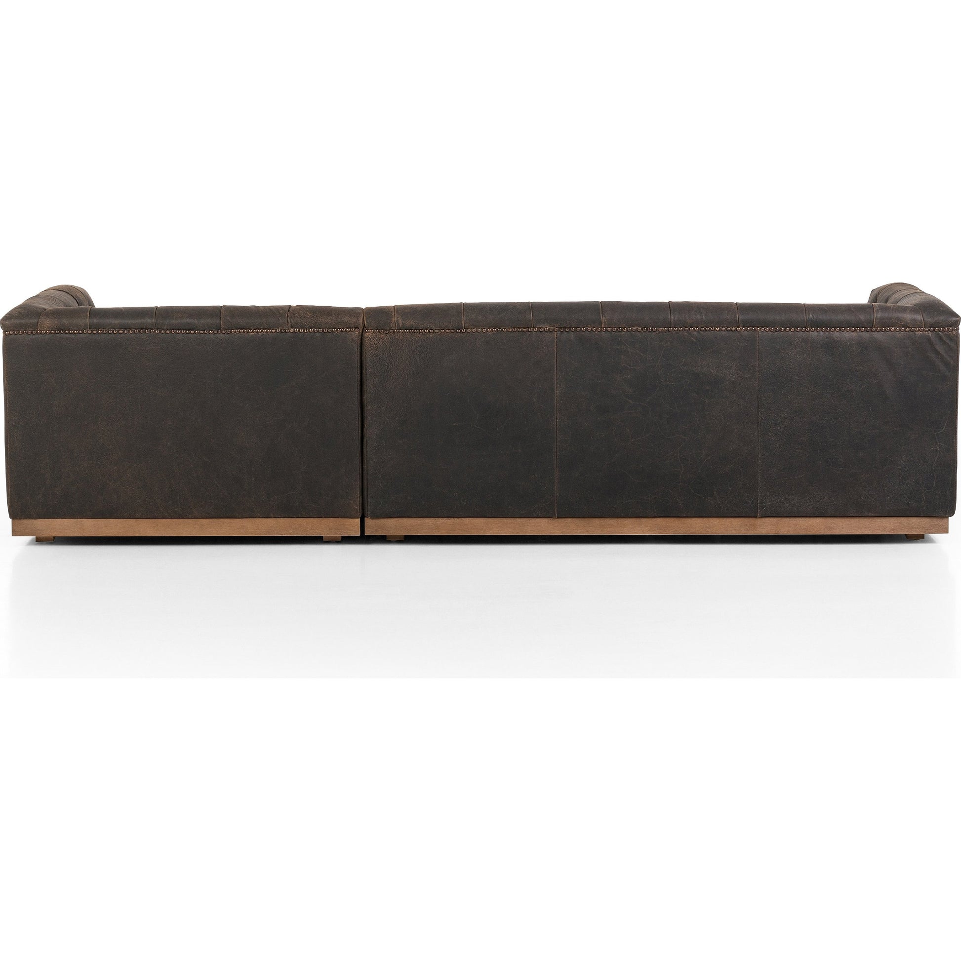 Maxx 2-PC Sectional by Four Hands in destroyed black. Made from unique in a modern style.