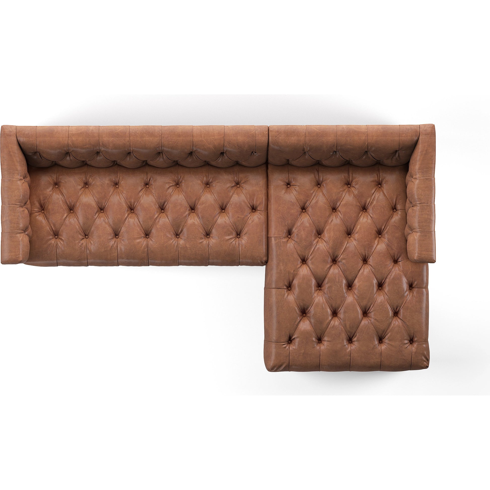 Maxx 2-Piece Sectional by Four Hands in sapphire birch. Made from 92% polyester, 5% cotton, 3% latex, solid parawood, iron in a modern style.