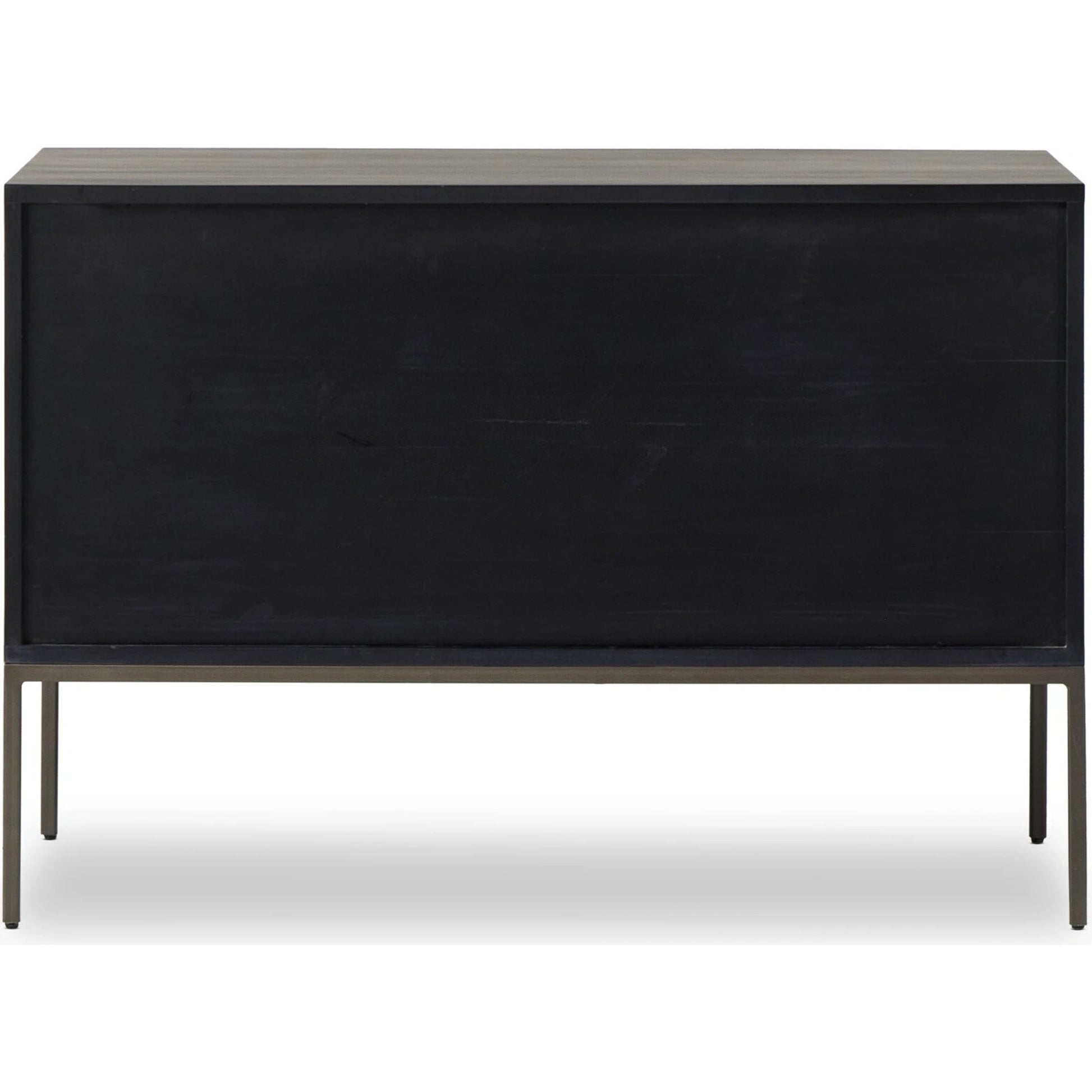 Trey Modular Wide Filing Cabinet by Four Hands. Made from solid poplar, top grain leather, iron in a modern style.