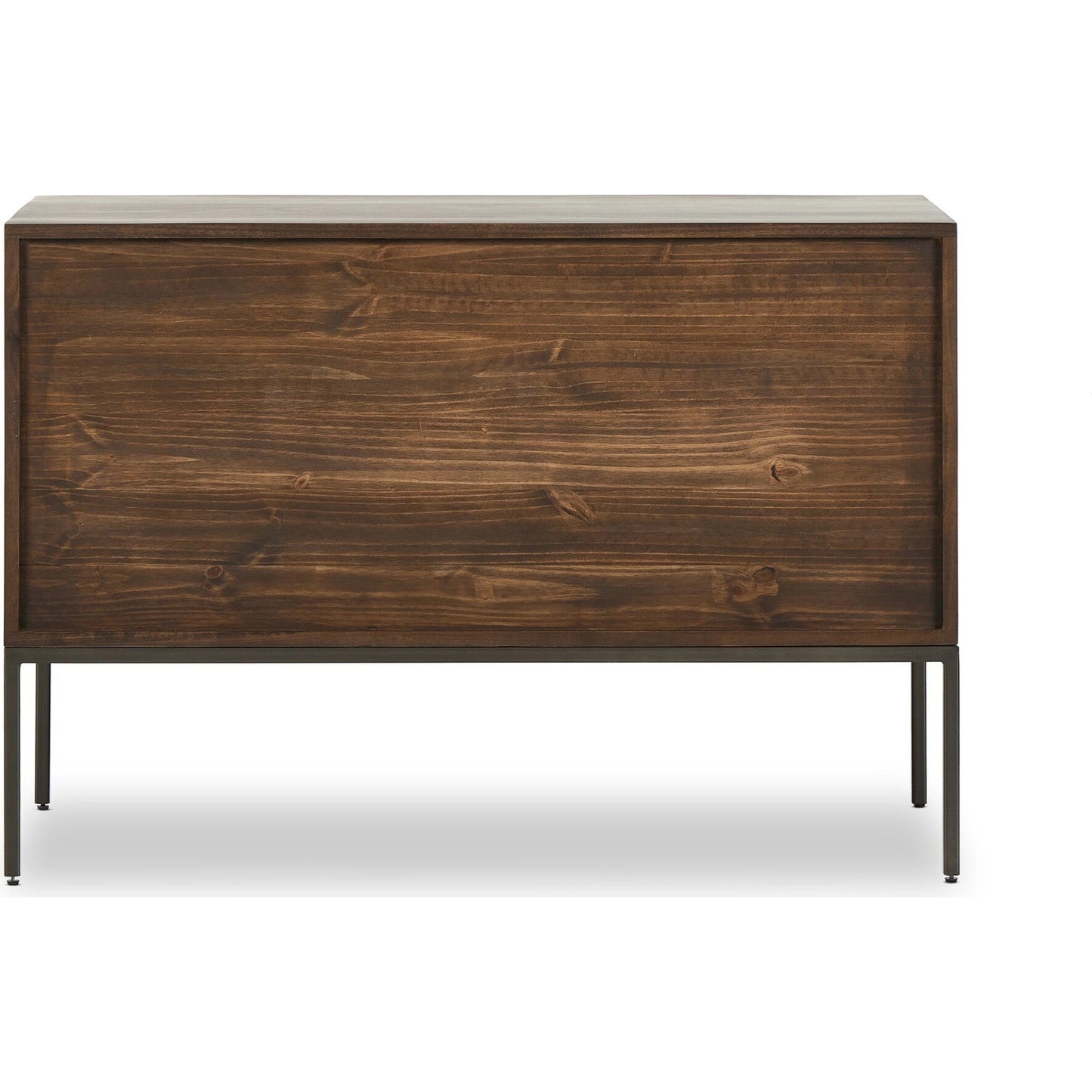 008 SI-2137671 | Additional Silo | Trey Modular Wide Filing Cabinet by Four Hands. Made from solid poplar, top grain leather, iron in a modern style.