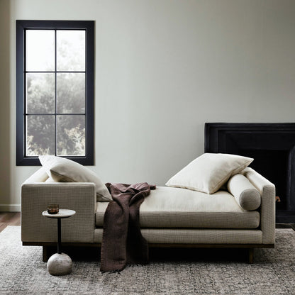 Everly Tete A Tete Chaise by Four Hands. Made from unique in a modern style.