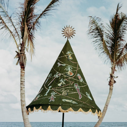 Palm Beach Idyll by Slim Aarons by Four Hands. Made from gloss white chromaluxe in a coastal style.