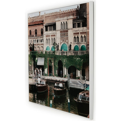Westin Excelsior by Slim Aarons by Four Hands. Made from white maple, gloss white chromaluxe in a coastal style.