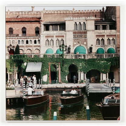 Westin Excelsior by Slim Aarons by Four Hands. Made from white maple, gloss white chromaluxe in a coastal style.