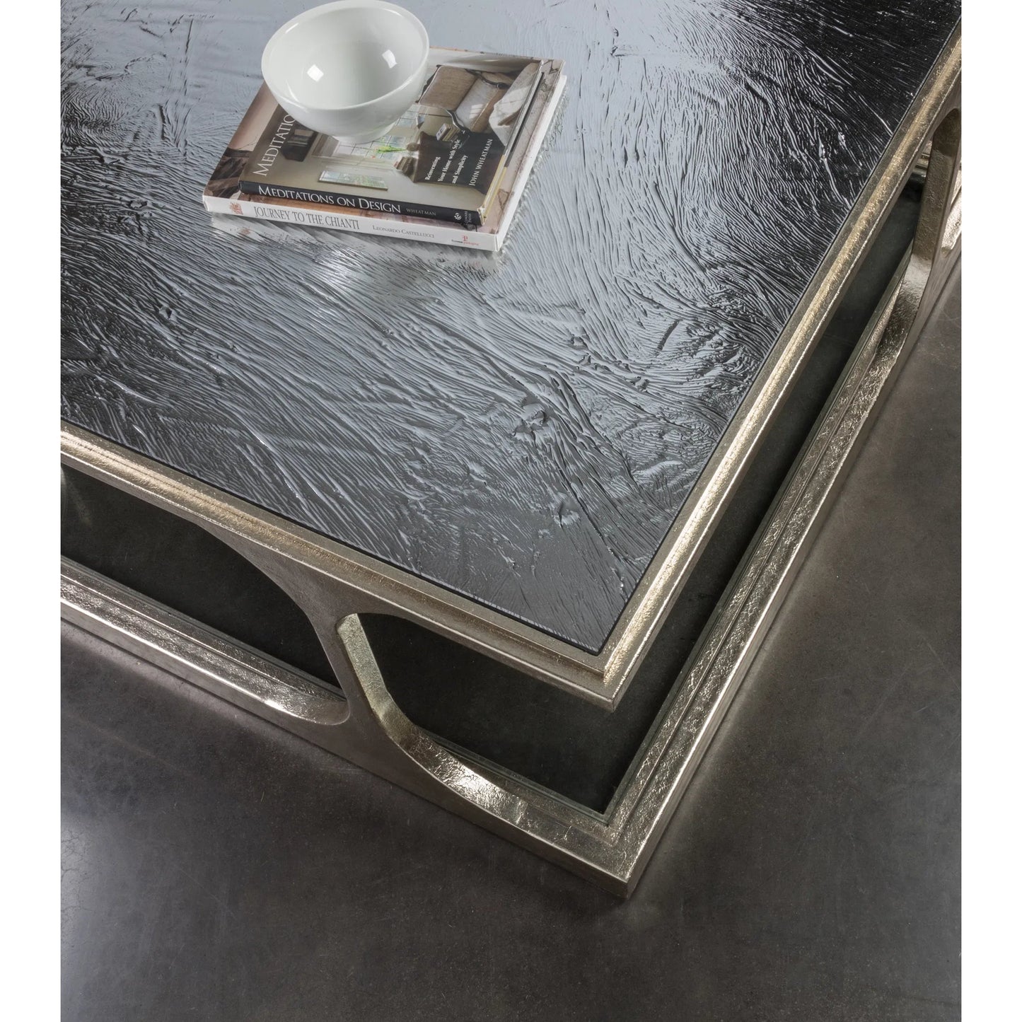 009 SI-2243928 | Closeup | Bond Street Square Cocktail Table by Artistica Home. Made from unique in a modern style.