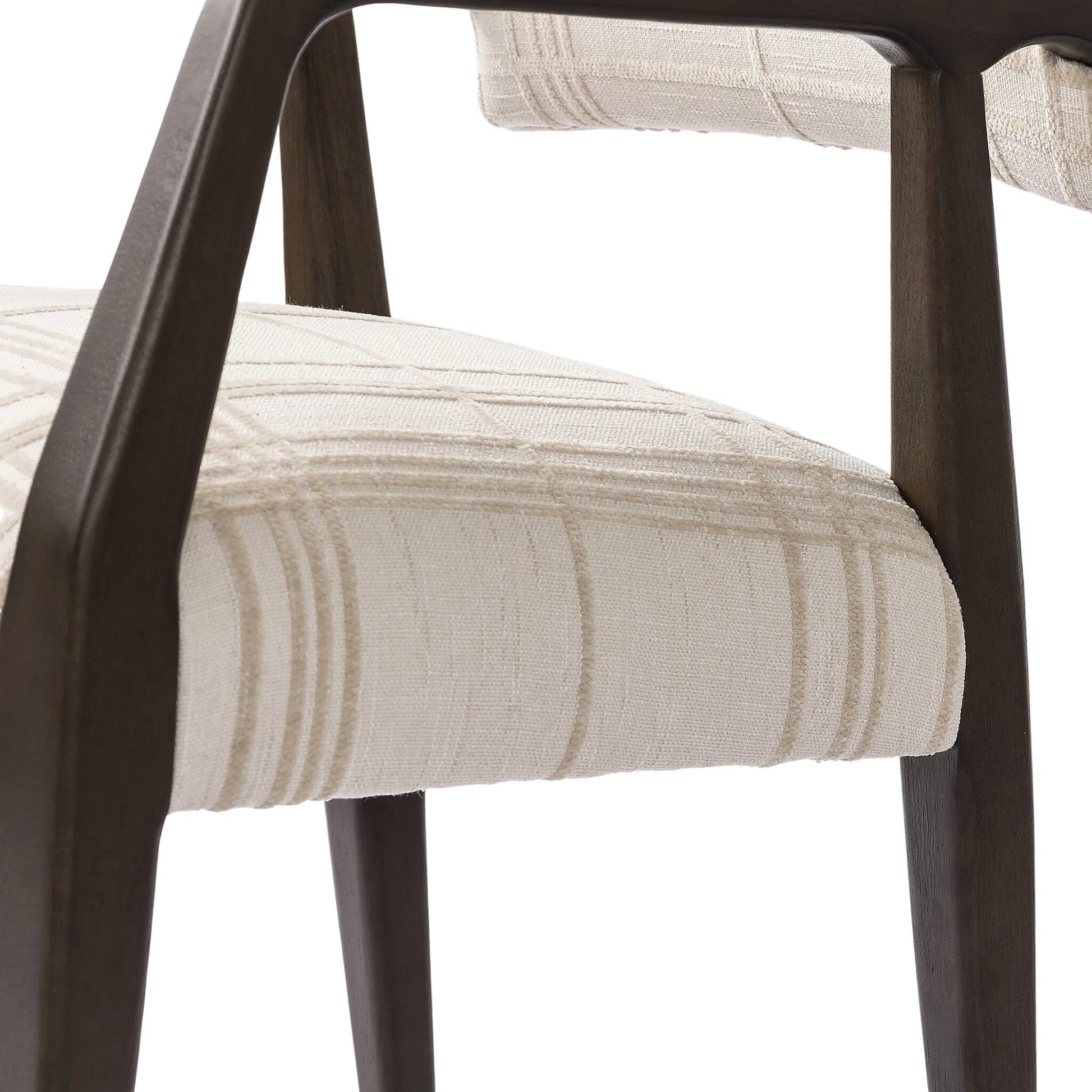 Tyler Dining Armchair by Four Hands. Made from 100% polyester, solid oak in a modern style.