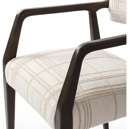 Tyler Dining Armchair by Four Hands. Made from 100% polyester, solid oak in a modern style.