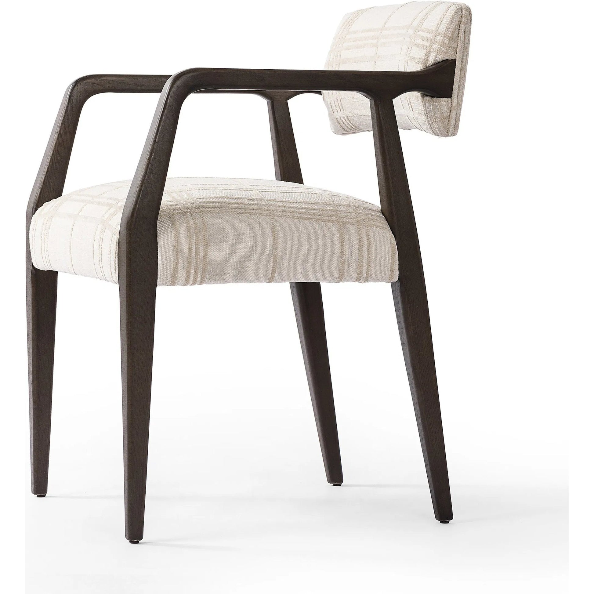 Tyler Dining Armchair by Four Hands. Made from 100% polyester, solid oak in a modern style.