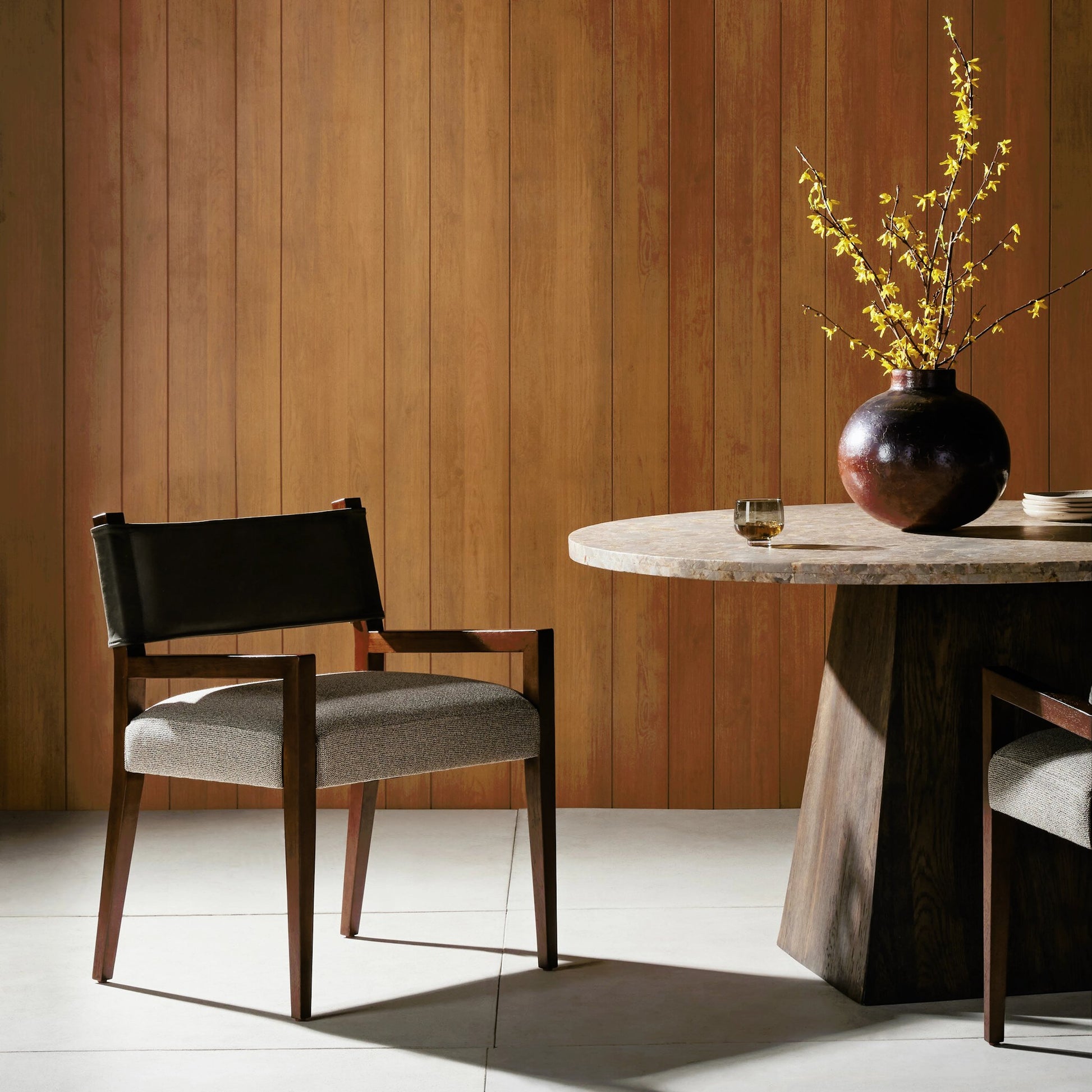 Ferris Dining Armchair by Four Hands. Made from unique in a modern style.