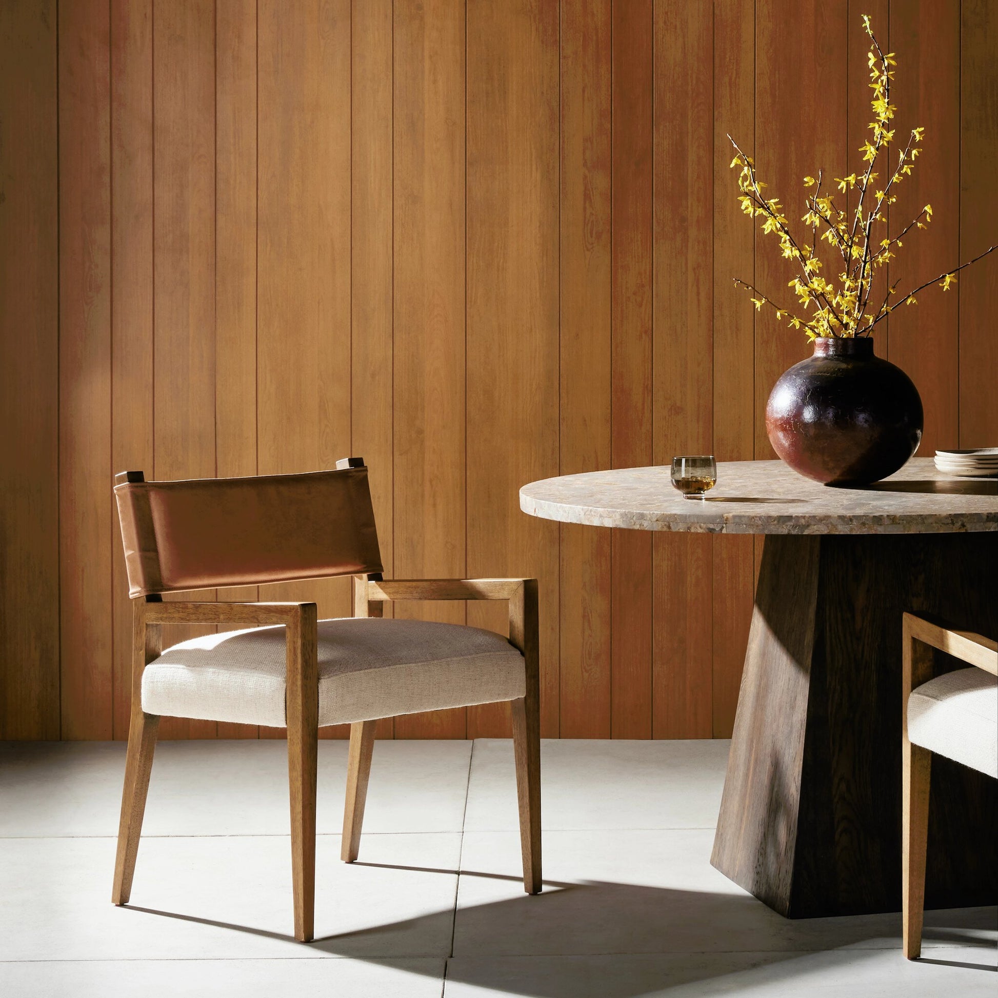 Ferris Dining Armchair by Four Hands. Made from unique in a modern style.