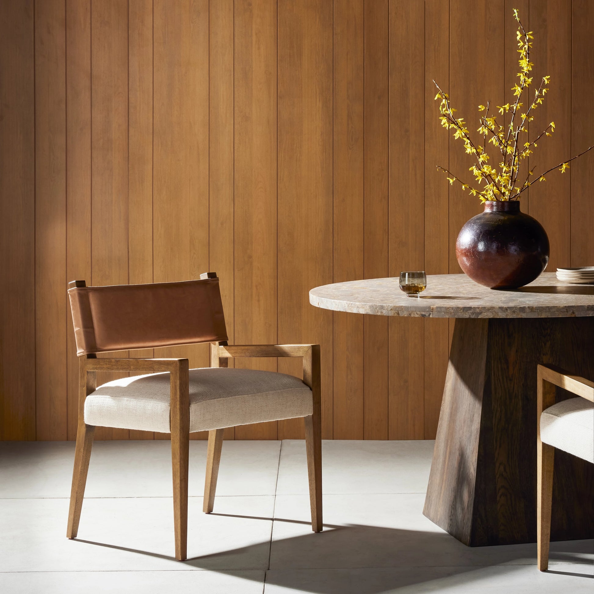 Ferris Dining Armchair by Four Hands. Made from unique in a modern style.