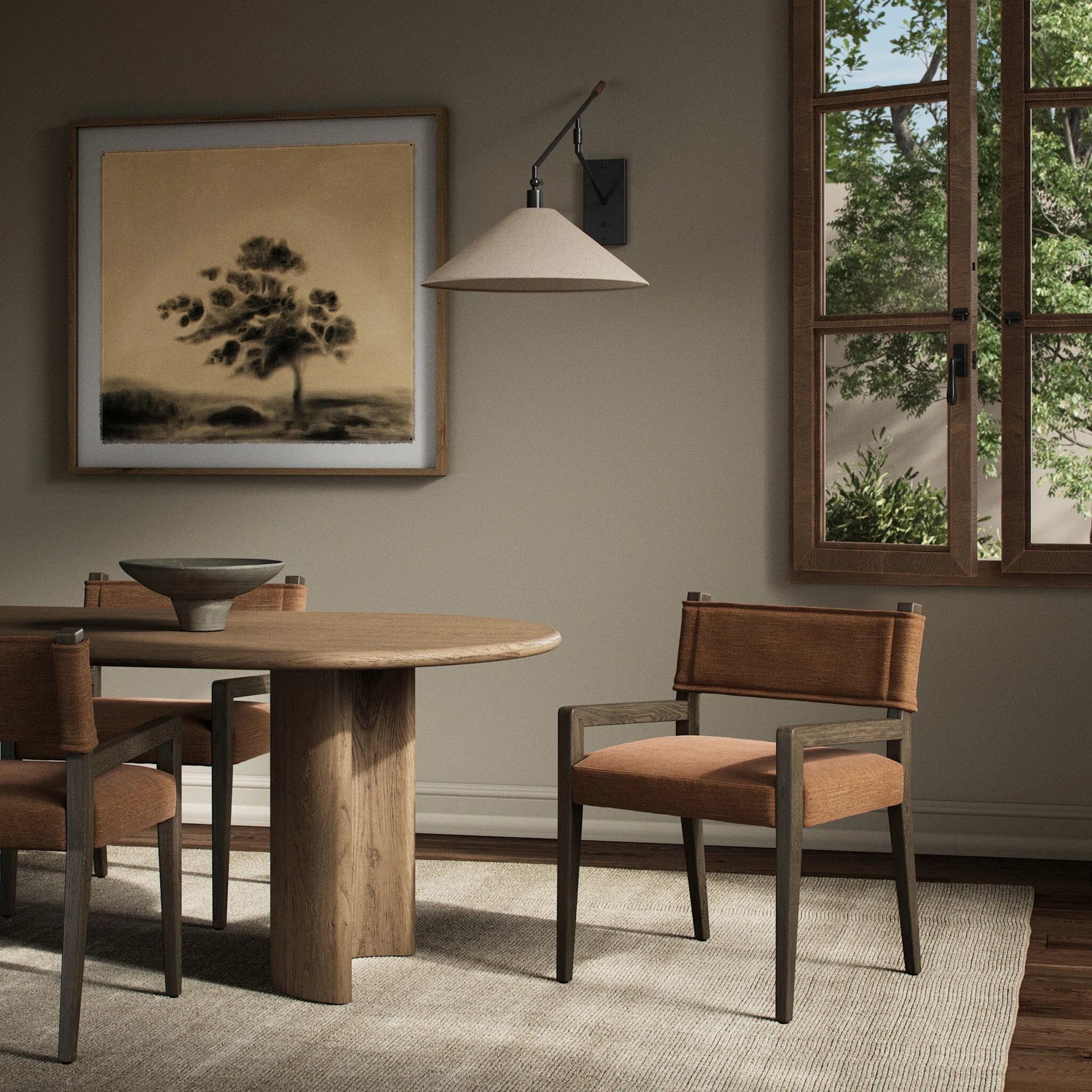 Ferris Dining Armchair by Four Hands. Made from unique in a modern style.