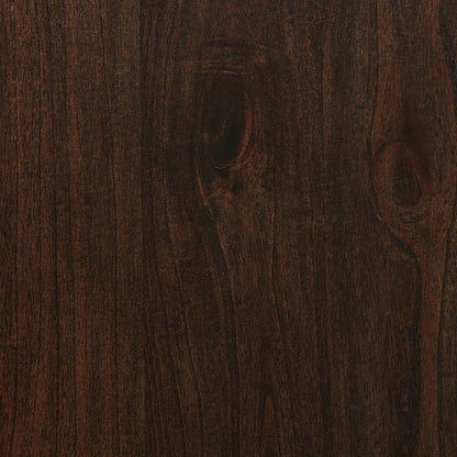 Two Tier Coffee Table by Four Hands in matte brown neem. Made from solid neem wood in a modern style.