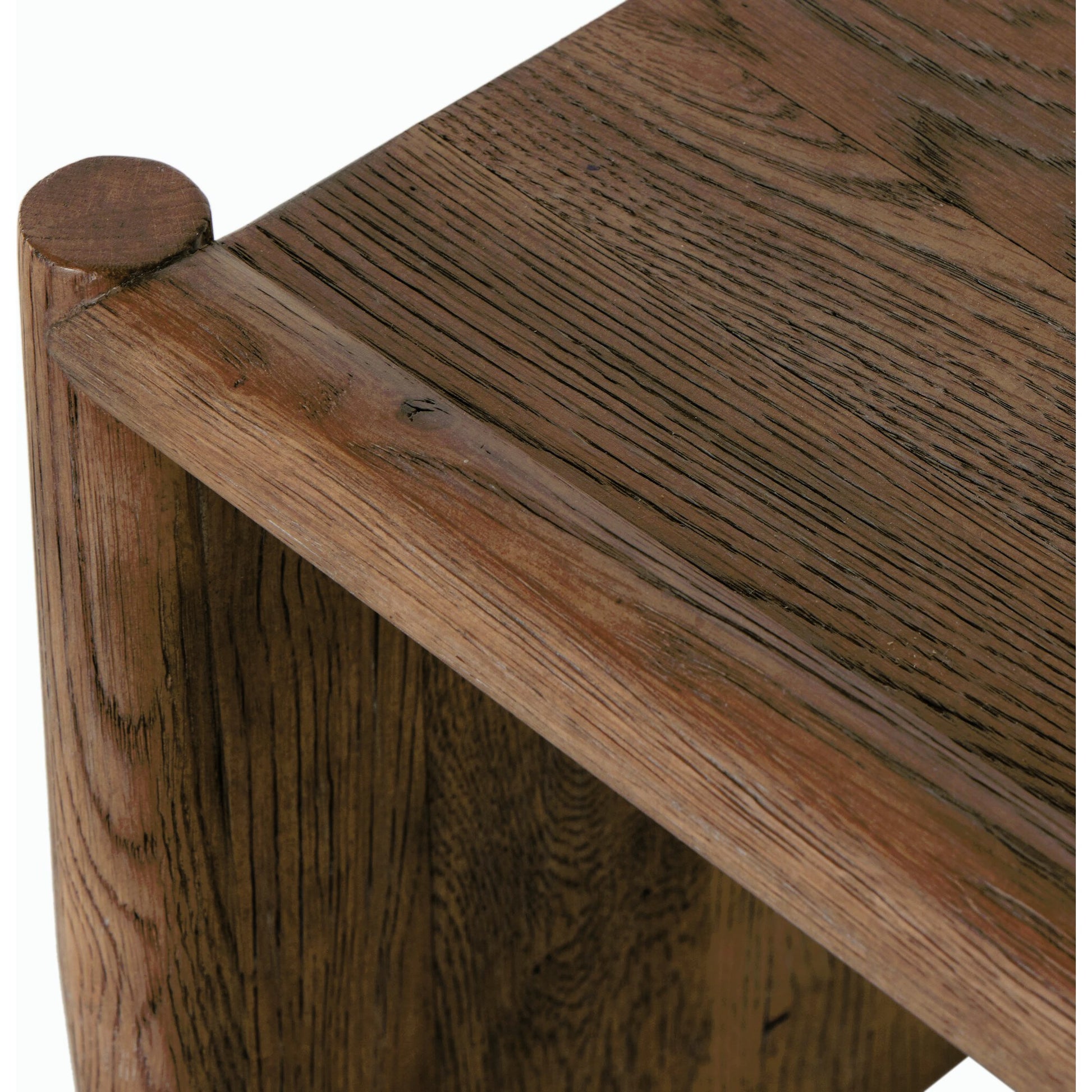 Glenview Coffee Table by Four Hands in weathered oak. Made from solid oak, thick oak veneer, engineered hardwood in a modern style.