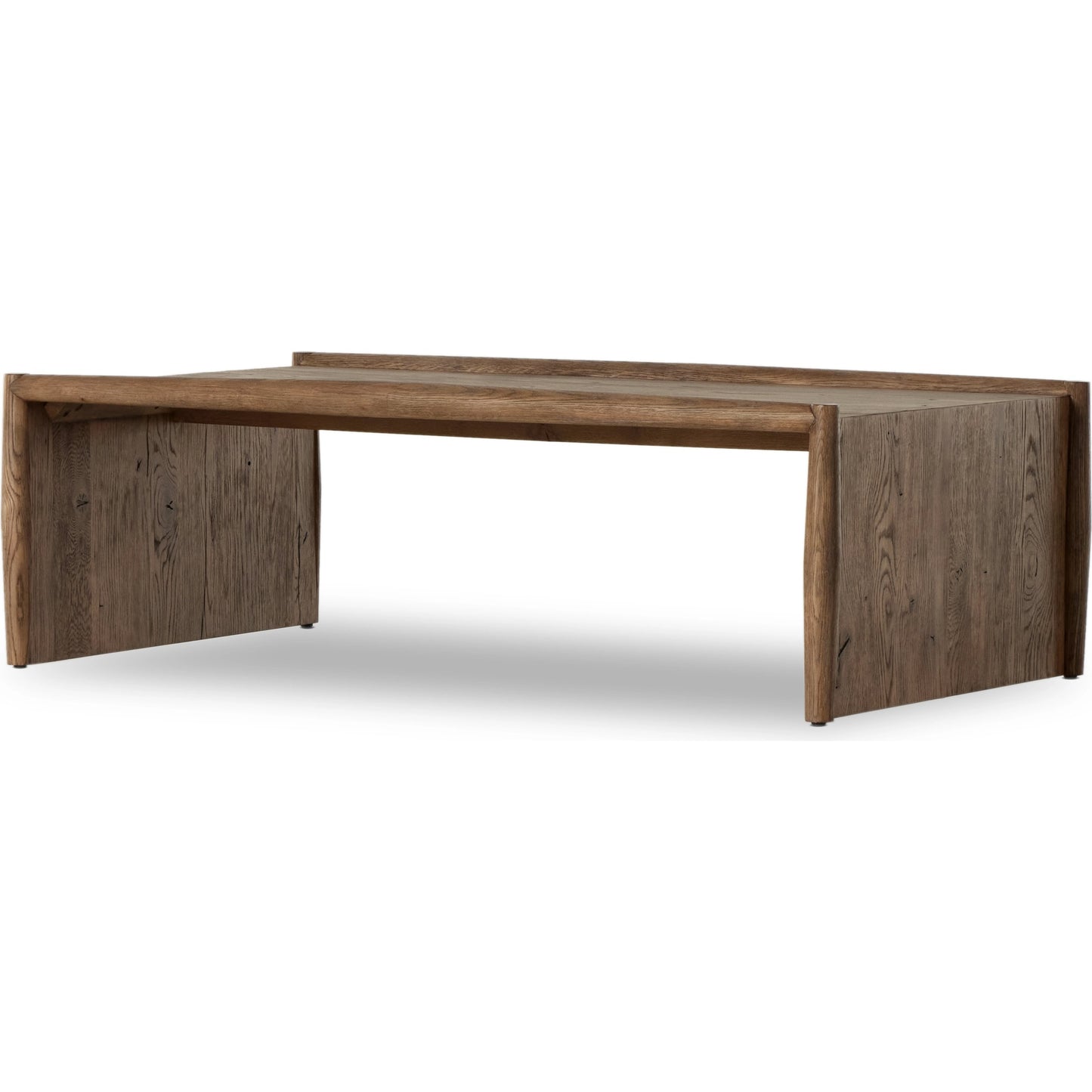 001 SI-2001376 | Additional Silo | Glenview Coffee Table by Four Hands in weathered oak. Made from solid oak, thick oak veneer, engineered hardwood in a modern style.