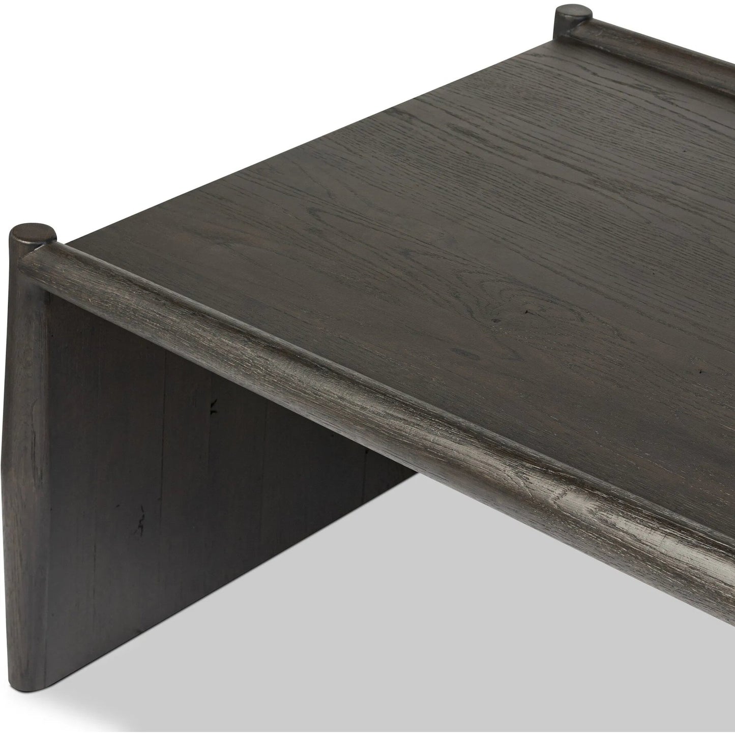026 SI-2535005 | Closeup | Glenview Coffee Table by Four Hands in weathered oak. Made from unique in a modern style.
