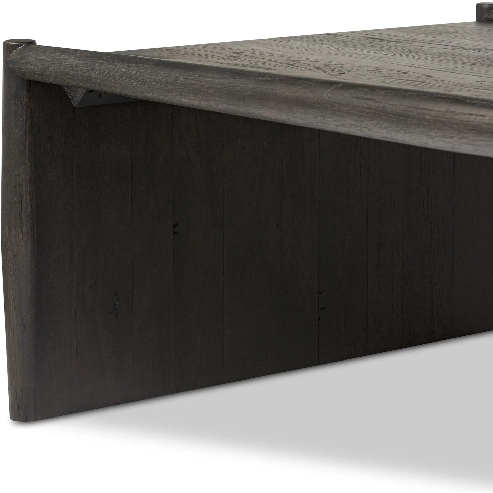 Glenview Coffee Table by Four Hands in weathered oak. Made from unique in a modern style.