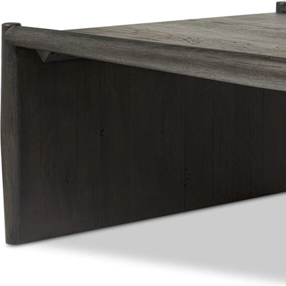 Glenview Coffee Table by Four Hands in weathered oak. Made from unique in a modern style.