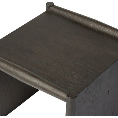 Glenview End Table by Four Hands in weathered oak. Made from unique in a modern style.