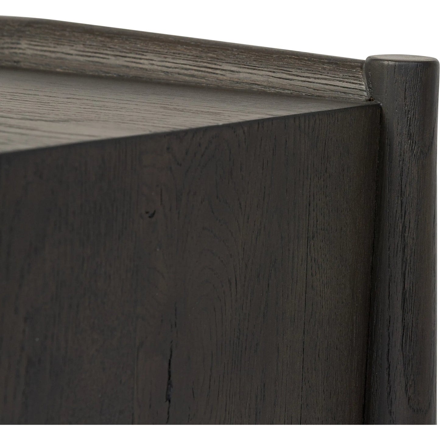 032 SI-2535008 | Closeup | Glenview End Table by Four Hands in weathered oak. Made from unique in a modern style.