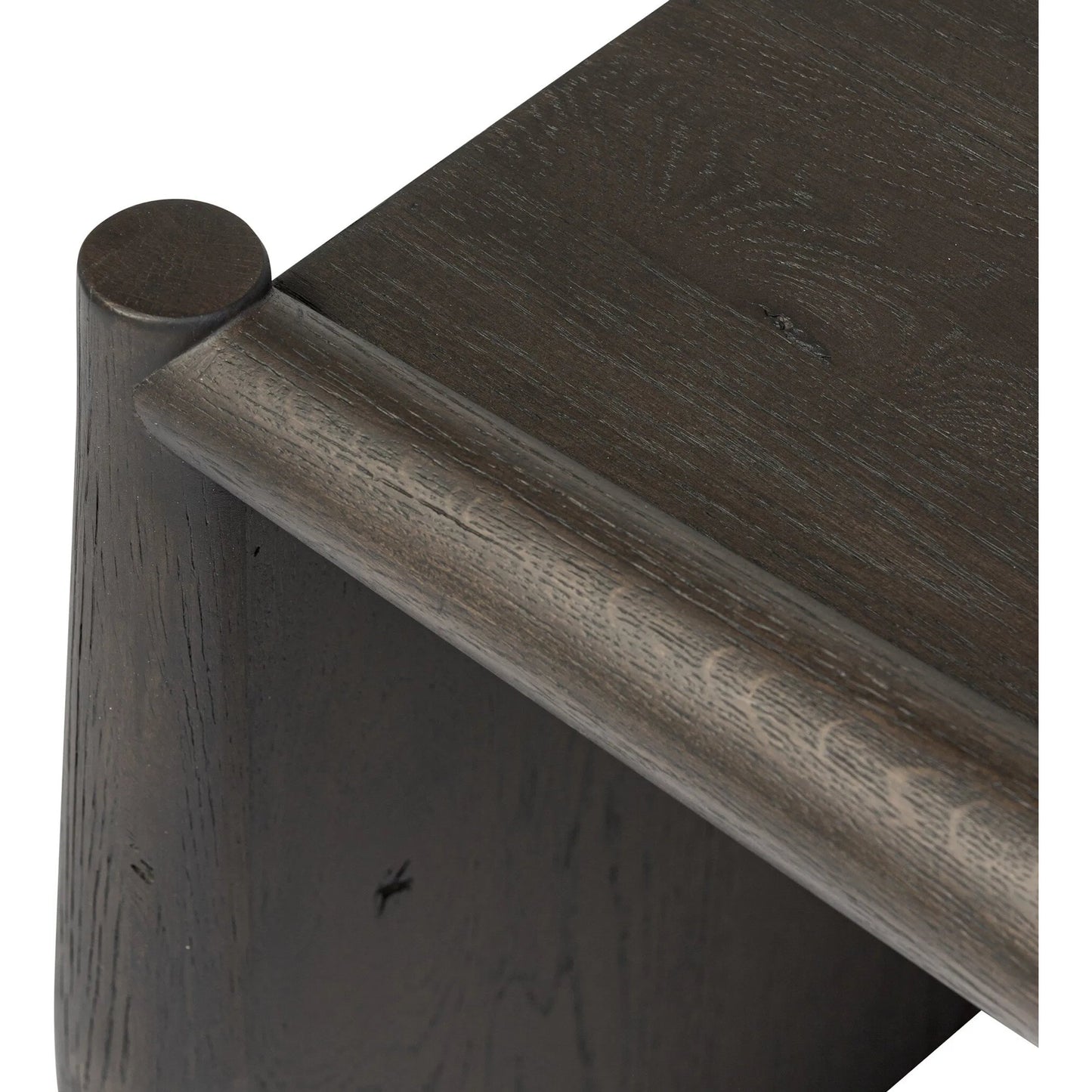 033 SI-2535008 | Closeup | Glenview End Table by Four Hands in weathered oak. Made from unique in a modern style.