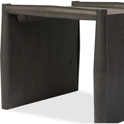 Glenview End Table by Four Hands in weathered oak. Made from unique in a modern style.