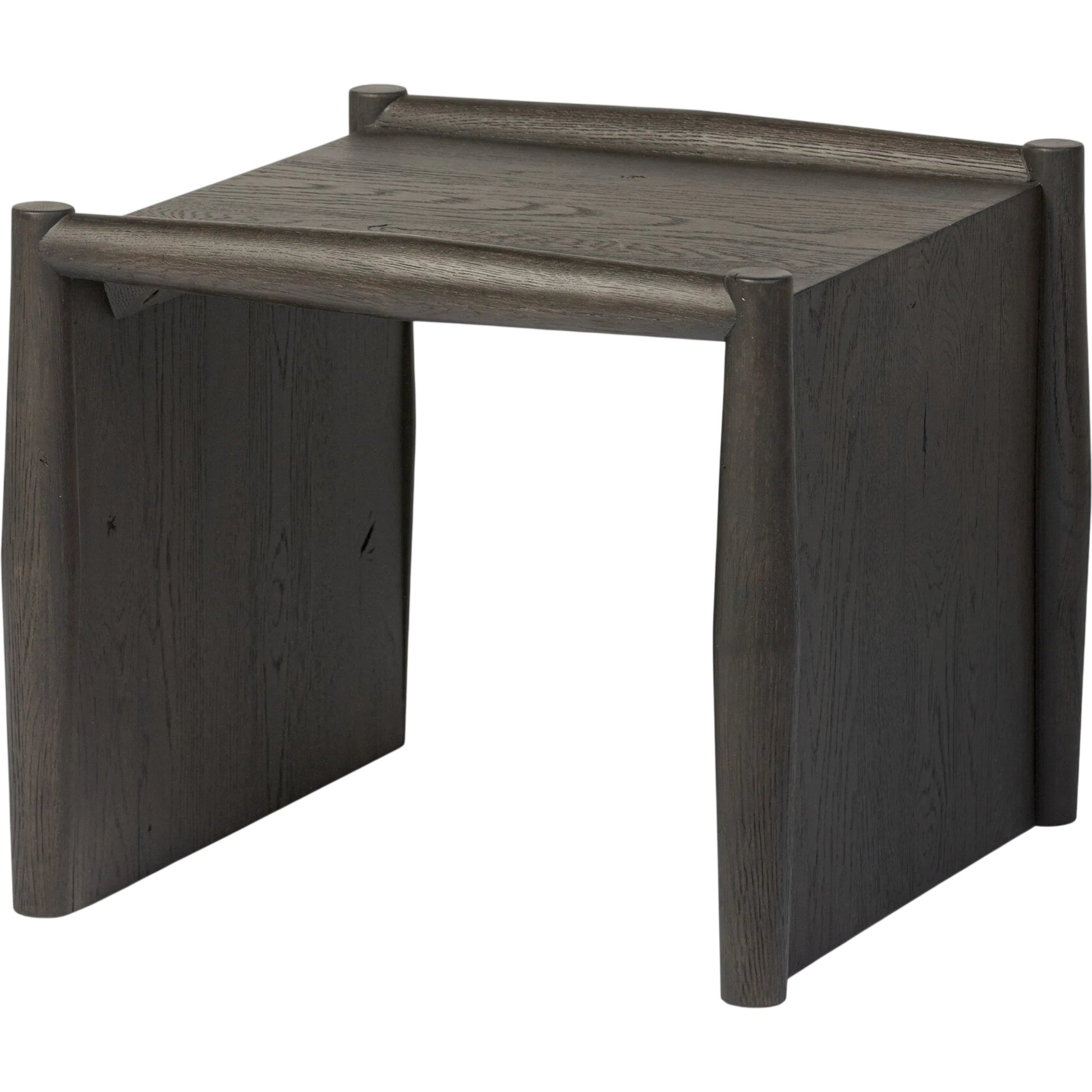 Glenview End Table by Four Hands in weathered oak. Made from unique in a modern style.